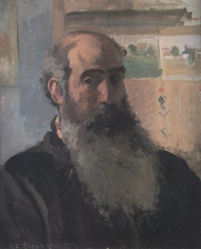 Selbstporträt von Camille Jacob Pissarro